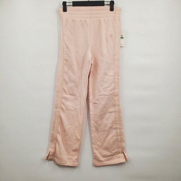 Calvin Klein Big Girls Shimmer Wide Leg Sweatpants Kids Size Large NWT - Picture 1 of 13